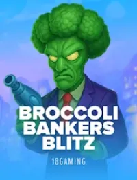 broccoli bankers blitz slot logo