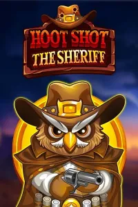 hoot shot the sheriff slot logo